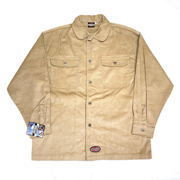 (VINTAGE) DEAD STOCK NEW 1990'S～ MADE IN USA jet pilot ROUND COLLAR CORDUROY SHIRT JACKET