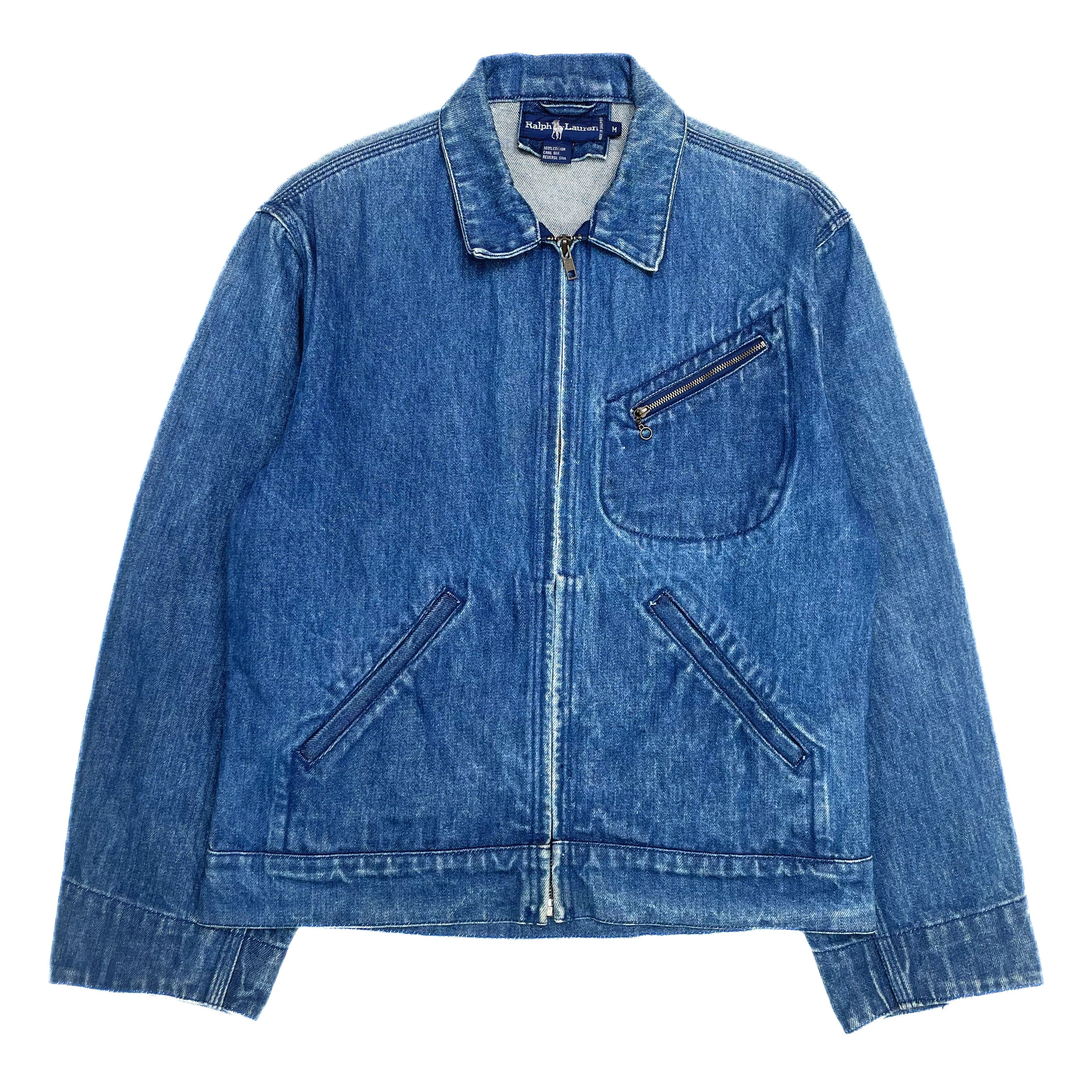 80s Ralph Lauren USA製 短丈 スウィングトップ ネイビー - メルカリ