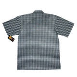 (VINTAGE) DEAD STOCK NEW 2000'S～ FB COUNTY PLAID PATTERN SHORT SLEEVE BOX SHIRT