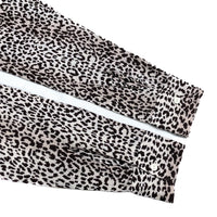 (DESIGNERS) Needles HEMP 100% LEOPARD PATTERN OPEN COLLAR BOX SHIRT