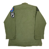 (VINTAGE) 1969 US ARMY JUNGLE FATIGUE 5th RIP STOP JACKET WITH 6 PATCHES