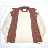 (DESIGNERS) 1990'S～ MADE IN JAPAN dezert from COMME des GARCONS PANELED DESIGN RAYON LINEN JACKET