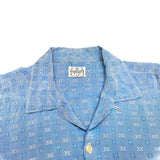 (VINTAGE) 1960'S～ SYLK-E-LYKE TOTAL PATTERN OPEN COLLAR BOX SHIRT