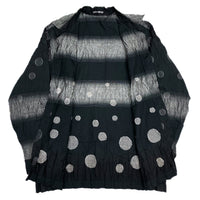 (DESIGNERS) 2000'S～ ISSEY MIYAKE A-POC INSIDE POLKA DOTS X STRIPED TOTAL PATTERN PLEATED SHIRT