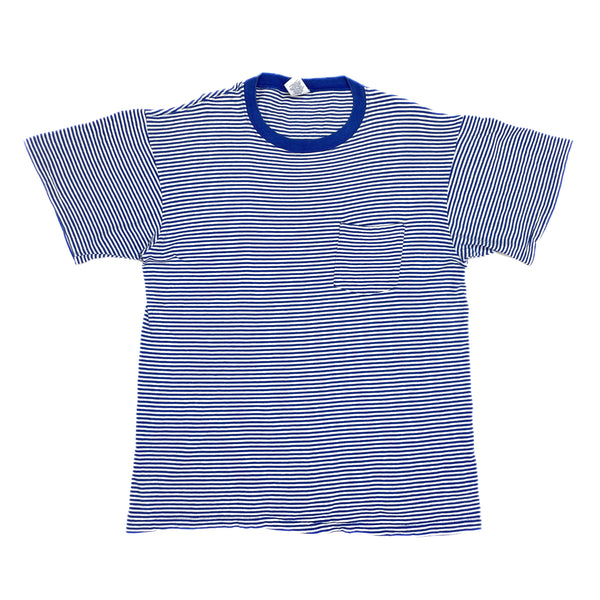 (T-SHIRT) 1990'S～ MADE IN USA TOWNCRAFT STRIPED T-SHIRT WITH POCKET