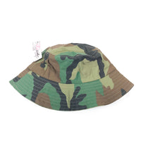 DEAD STOCK 1990'S MADE IN USA OLD STUSSY CAMOUFLAGE BUCKET HAT
