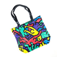 1998 KEITH HARING TOTAL PATTERN PVC TOTE BAG