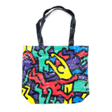 1998 KEITH HARING TOTAL PATTERN PVC TOTE BAG