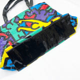 1998 KEITH HARING TOTAL PATTERN PVC TOTE BAG