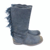 UNDER COVER FRINGE LONG LEATHER BOOTS