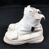 1990'S MADE IN BELGIUM DIRK BIKKEMBERGS LEATHER SKI BOOTS