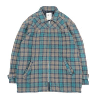 1980'S OLD STUSSY OUTER GEAR PLAID PATTERN WOOL JACKET