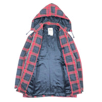 1980'S OLD STUSSY OUTER GEAR PLAID HOODED JACKET