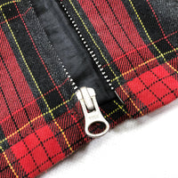 1980'S OLD STUSSY OUTER GEAR PLAID HOODED JACKET