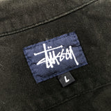 1990'S MADE IN USA OLD STUSSY NAVY TAG ZIP UP JACKET