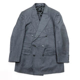 (DESIGNERS) MADE IN ITALY YVES SAINT LAURENT POUR HOMME DOUBLE BREAST BLAZER JACKET