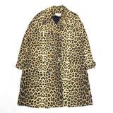 (UNIQUE) 1980'S YES LEOPARD PATTERN TRENCH COAT SPRING COAT