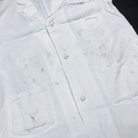 (BORO) 1970'S MADE IN USA CONSERVATION BOOK LAB DEFORMED BUTTON WORK COAT