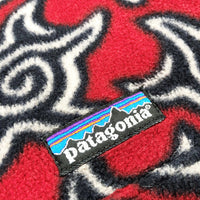1990'S MADE IN CANADA PATAGONIA TURTLE PATTERN SNAP-T FLEECE JACKET