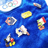 1984 Levi's USA OLYMPIC VELOUR JERSEY WITH BADGES