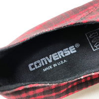 DEAD STOCK 1990'S MADE IN USA CONVERSE ALL STAR LO PLAID