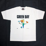 (T-SHIRT) DEAD STOCK NEW 1997 MADE IN CANADA GREEN DAY T-SHIRT