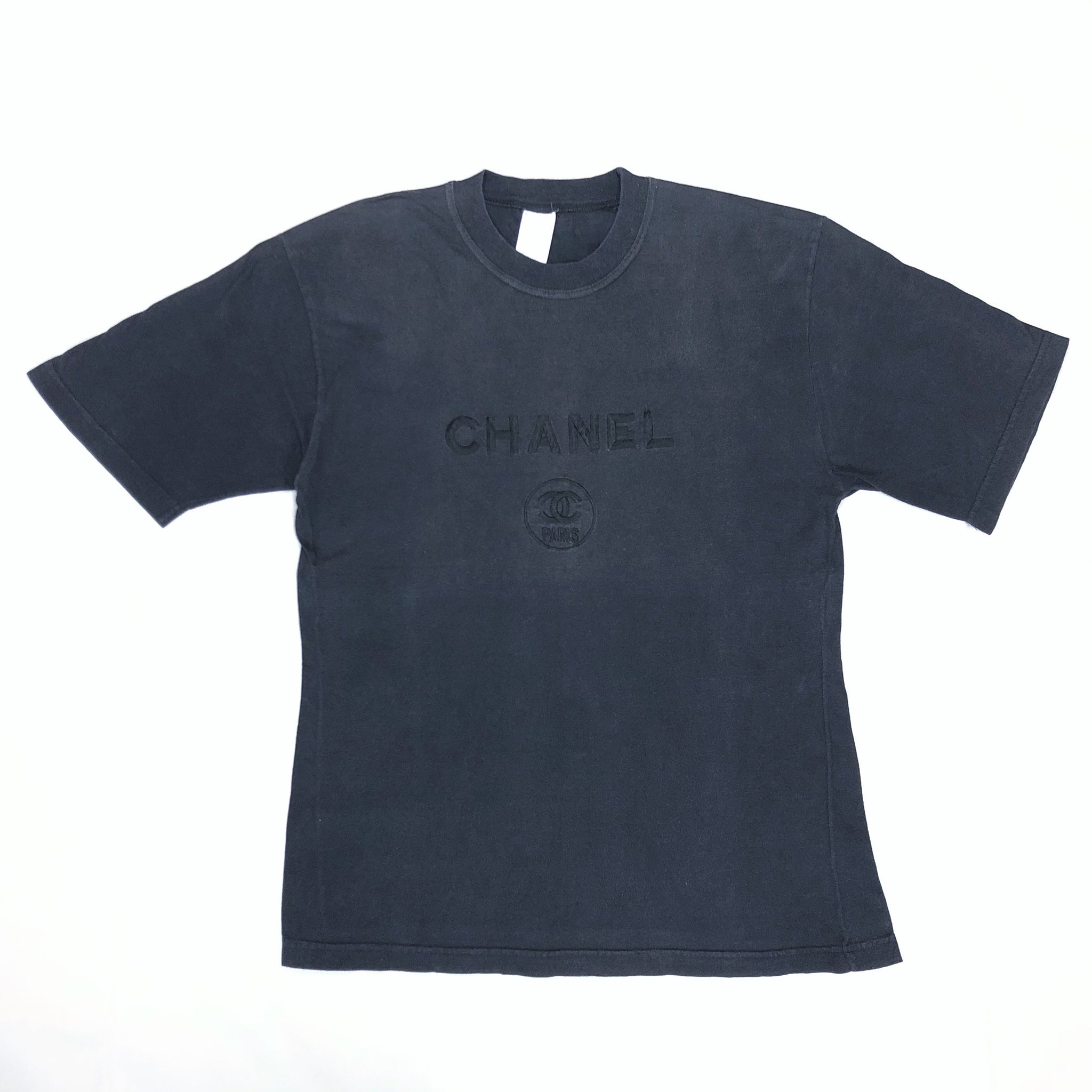☆広夢さま専用☆1990's embroidery シャネル T-shirt 90's BOOTLEG CHANEL embroidery logo Tee | aNz used & vintage