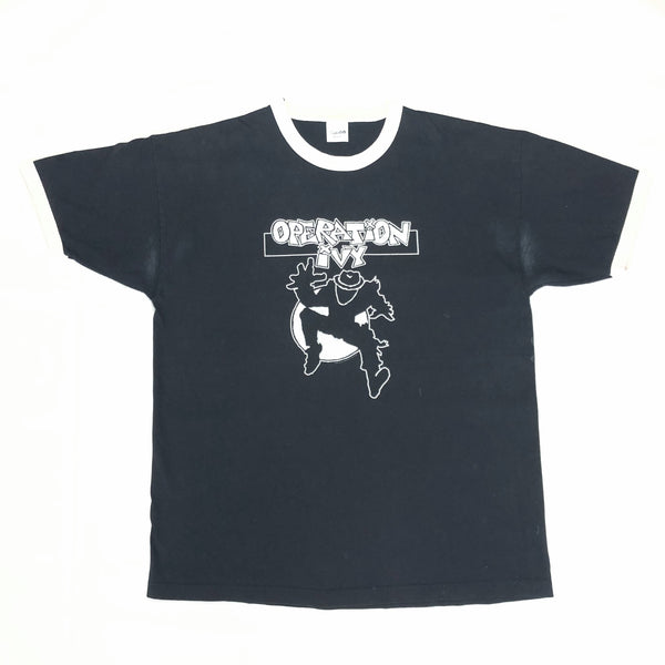 (T-SHIRT) 1990'S MADE IN USA OPERATION IVY RINGER T-SHIRT
