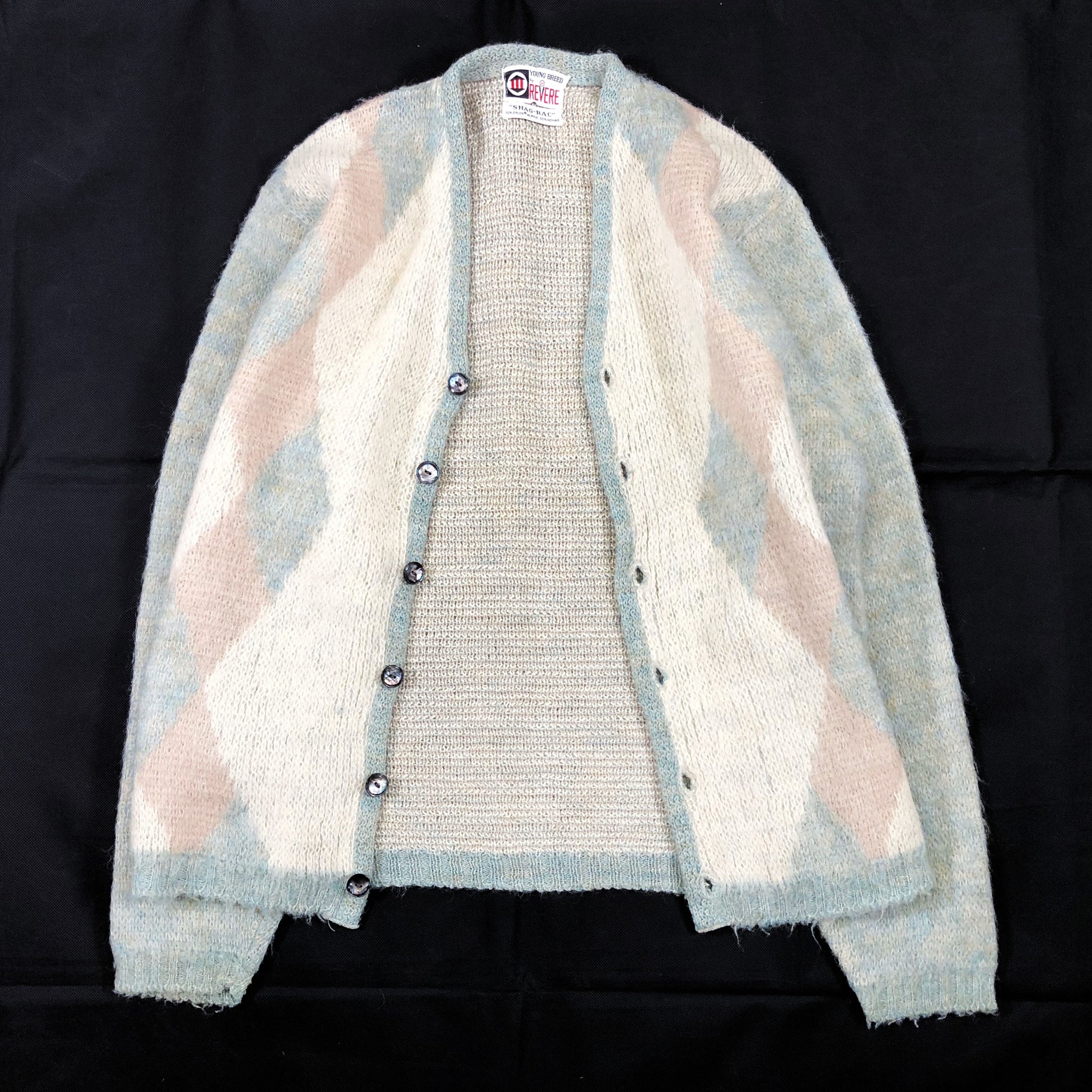 POST JUNK / 60's REVERE Mohair Cardigan [L]