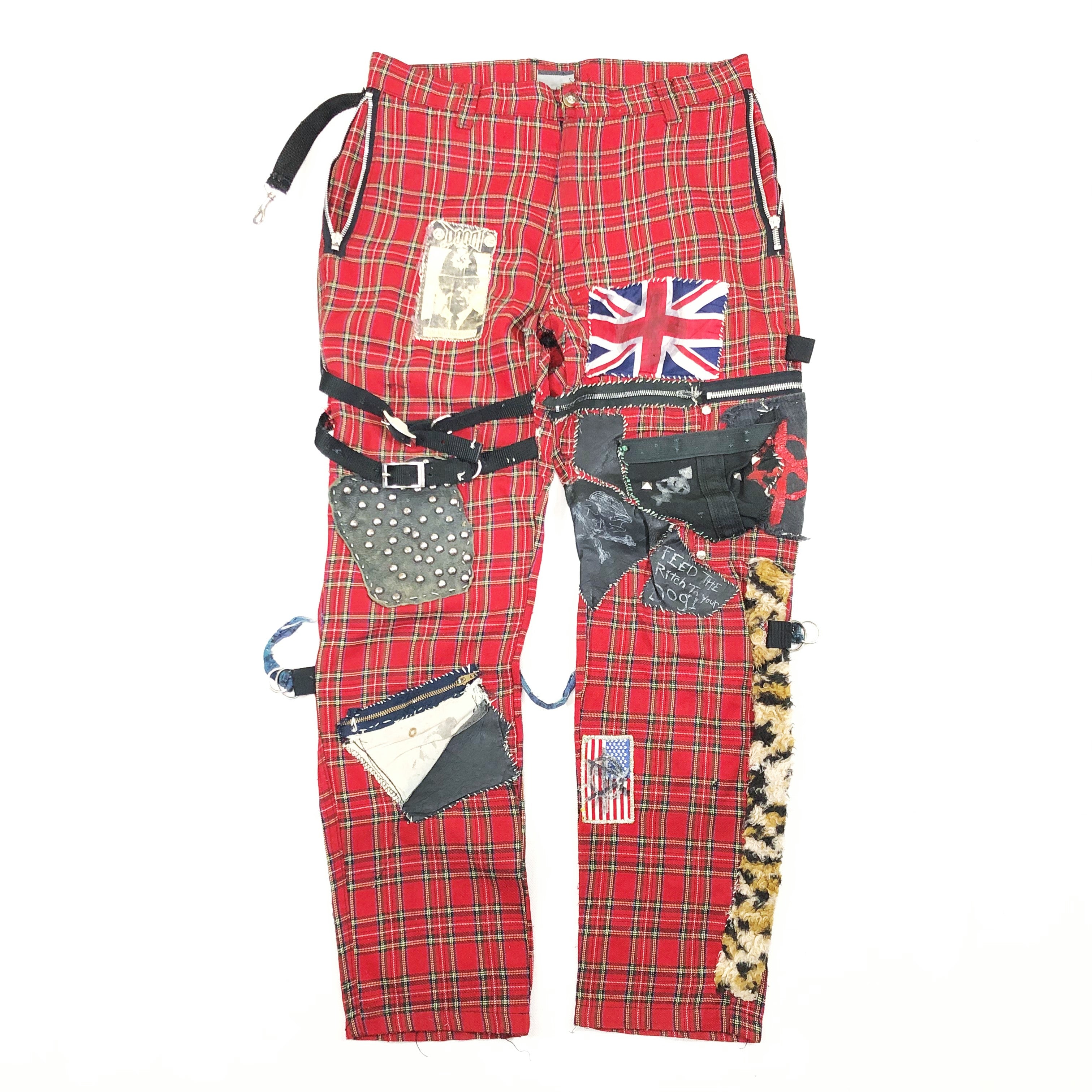 1980'S DOG PILE REMAKE BONDAGE PANTS – Linco