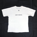 (T-SHIRT) 1990'S HARA MUSEUM ARC ANDY WARHOL CAMBELL SOUP HAND PRINTED T-SHIRT