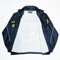 (VINTAGE) 1990'S MADE IN KOREA A.VERSACE MEDUSA EMBROIDERED RIP STOP NYLON JACKET
