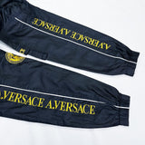 (VINTAGE) 1990'S MADE IN KOREA A.VERSACE MEDUSA EMBROIDERED RIP STOP NYLON JACKET