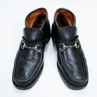 (OTHER) MADE IN ITALY OLD GUCCI HORSE BIT MOCCASIN LEATHER SHOES