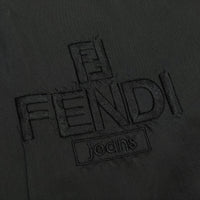 (DESIGNERS) 1990'S MADE IN ITALY FENDI JEANS ZUCCA PATTERN REVERSIBLE HOODED JACKET