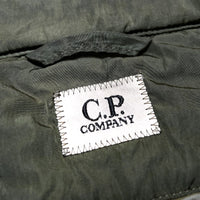 (DESIGNERS) C.P.COMPANY GARMENT DYED QUILTING JACKET WITH GOGGLES