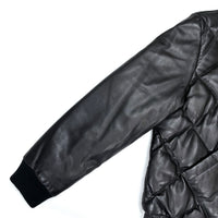 (VINTAGE) 2000'S EDDIE BAUER SKYLINER LAMB LEATHER DOWN JACKET