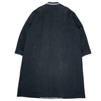 (DESIGNERS) Y's for MEN BIG FIT DESIGN WOOL PIPING CHESTER COAT