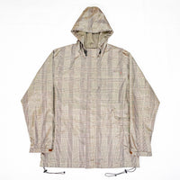 (VINTAGE) 2000'S STUSSY LATTICE PATTERN HOODED NYLON JACKET