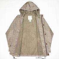 (VINTAGE) 2000'S STUSSY LATTICE PATTERN HOODED NYLON JACKET