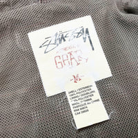 (VINTAGE) 2000'S STUSSY LATTICE PATTERN HOODED NYLON JACKET