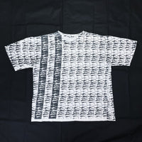 (T-SHIRT) 1990'S MADE IN USA ID# MODEL TOTAL PATTERN PRINT T-SHIRT