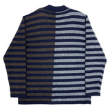 (DESIGNERS) 1990'S MADE IN ITALY DIRK BIKKEMBERGS STRIPED PATTERN BICOLOR KNIT