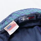 (OTHER) 1990'S MADE IN USA OLD STUSSY NAVY TAG BUCKET HAT