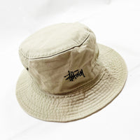 (OTHER) 1990'S MADE IN TAIWAN OLD STUSSY NAVY TAG BUCKET HAT