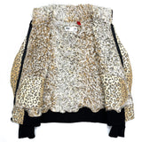 (DESIGNERS) MONITALY LEOPARD PATTERN PATCH POCKET PILE JACKET