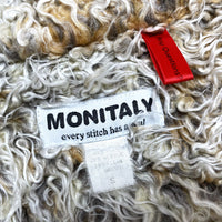 (DESIGNERS) MONITALY LEOPARD PATTERN PATCH POCKET PILE JACKET