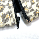 (DESIGNERS) MONITALY LEOPARD PATTERN PATCH POCKET PILE JACKET