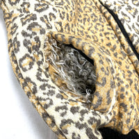 (DESIGNERS) MONITALY LEOPARD PATTERN PATCH POCKET PILE JACKET