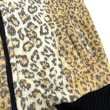 (DESIGNERS) MONITALY LEOPARD PATTERN PATCH POCKET PILE JACKET